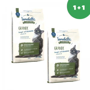 Sanabelle Grande (Санабелль Гранде) - корм с большой гранулой для кошек крупных пород 10кг+10кг