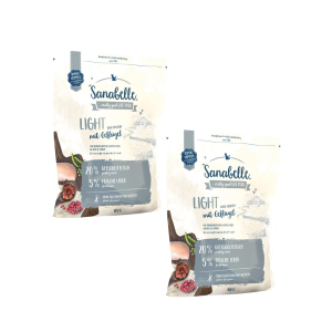 Sanabelle Light with poultry (Санабелль Лайт с птицей) корм для кошек 0.4кг+0.4кг