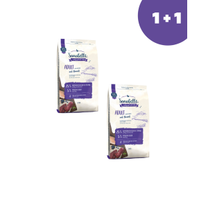 Sanabelle Adult with ostrich (Санабелль Эдалт со страусом) - корм для кошек 2кг*2шт