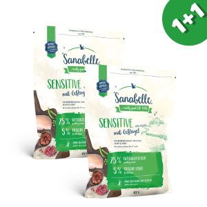 Sanabelle Sensitive with poultry (Санабелль Сенсетив с птицей) - корм для кошек 0.4кг+0.4кг