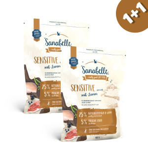 Sanabelle Sensitive with Lamb (Санабелль Сенсетив с ягненком) - корм для кошек от года 0.4кг+0,4кг