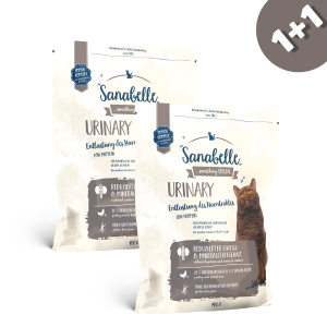  Sanabelle Urinary (Санабелль Уринари) - корм для кошек с чувствительной половой системой 0.4кг+0.4кг