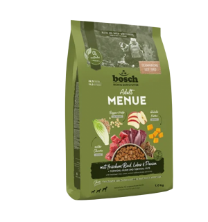 Корм Bosch HPC MENUE Adult Говядина с Рожью и Овсом 1кг