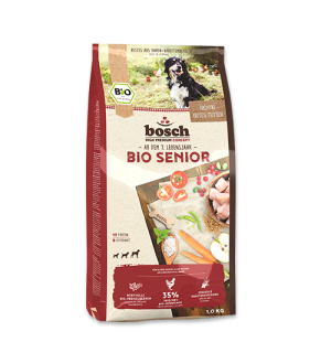 Bosch Bio Senior для пожилых собак с курицей и клюквой, 1кг