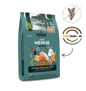 Корм Bosch HPC MENUE Adult с Лососем и Форелью беззерновой 1кг