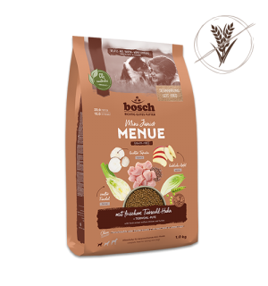 Корм Bosch HPC MENUE Mini Junior с Курицей беззерновой 1кг
