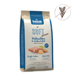 Bosch SOFT Junior с Цыпленком и бататом 1кг