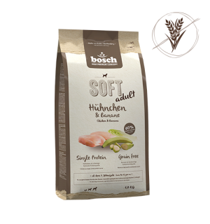 Bosch SOFT Adult с Курицей и бананом 1кг
