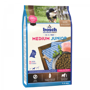 Bosch Medium Junior для щенков средних пород  до года 3кг