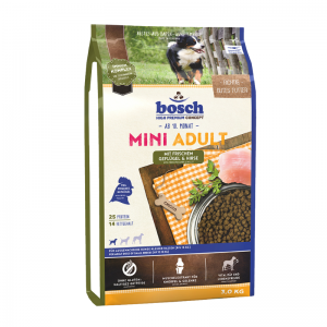 Bosch Mini Adult с Птицей и Просо для  собак мелких пород 3кг