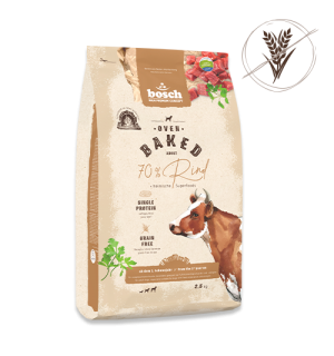 Корм из печи Bosch Oven Baked 70 % с Говядиной 2.5кг