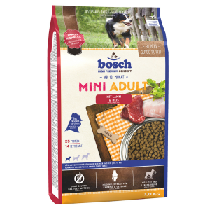Bosch Mini Adult с Ягненком и Рисом для собак мелких пород 3кг