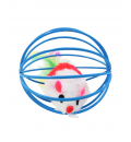 Игрушка для кошек "Мышка в шарике" (6 см)