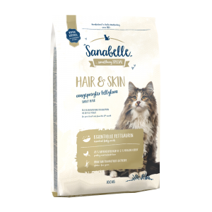 Sanabelle Hair & Skin (Санабелль Хэа Скин) - корм для здоровой шерсти и кожи у  кошек, 10кг