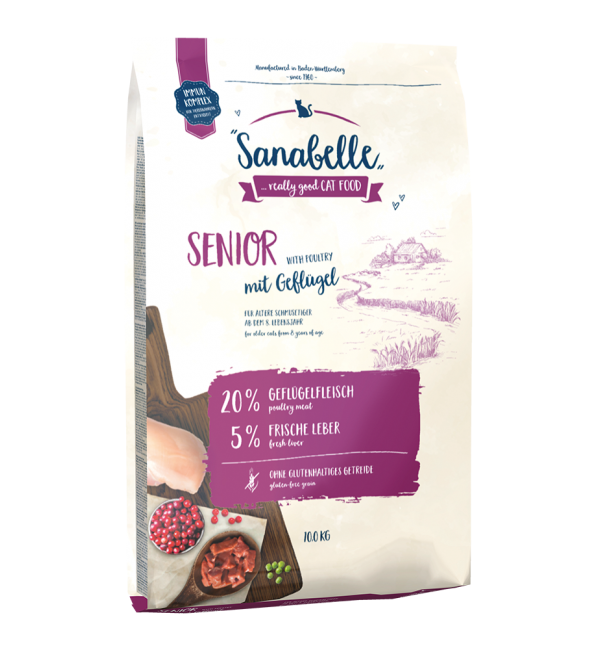  Sanabelle Senior (Санабелль Сеньор) - корм для пожилых кошек с низкой жирностью 10кг