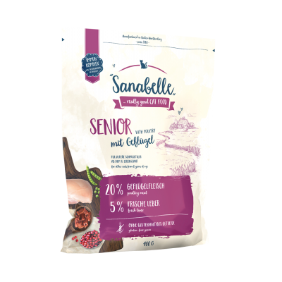  Sanabelle Senior (Санабелль Сеньор) - корм для пожилых кошек +подарок, 0.4кг