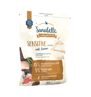 Sanabelle Sensitive with Lamb (Санабелль Сенсетив с ягненком) - корм для кошек, 0.4кг