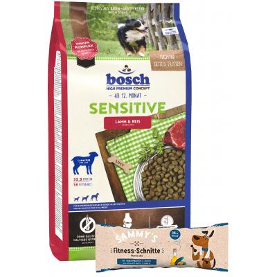 Bosch Sensitive Lamm & Reis  ( Бош Сенсетив Ягненок с Рисом ) Корм  для взрослых собак склонных к аллергии 1кг