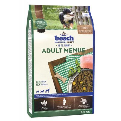 Bosch Adult Menue  корм для взрослых собак с 12 высококачественными травами 3кг