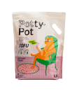 Potty-Pot Супер лайт Детская пудра наполнитель ТОФУ 1,6кг(6л) + Шоппер