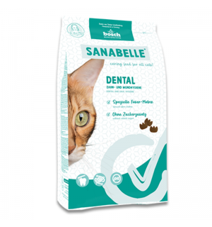 Sanabelle Dental (Санабелль Дентал)НОВАЯ УПАКОВКА - корм для чистки зубов и удаления зубного налета у кошек , 0.4кг