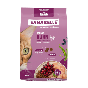  Sanabelle Senior (Санабелль Сеньор НОВАЯ УПАКОВКА ) - корм для пожилых кошек , 0.4кг