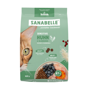 Sanabelle Sensitive with poultry (Санабелль Сенсетив с курицей) НОВАЯ УПАКОВКА - корм для кошек 0.4кг