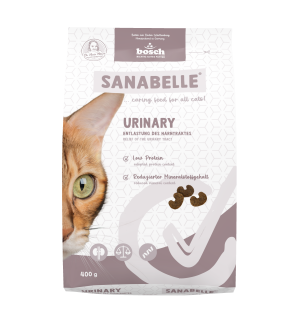 Sanabelle Urinary (Санабелль Уринари НОВАЯ УПАКОВКА) - корм для кошек с чувствительной мочеполовой системой+ подарок, 0.4кг