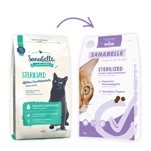 Sanabelle Sterilized (Санабелль Стерилайз) НОВАЯ УПАКОВКА - корм для стерилизованных кошек , 8кг