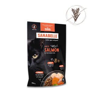 Sanabelle Juicy (Санабелль Джуйси) корм для кошек с лососем 0.04кг