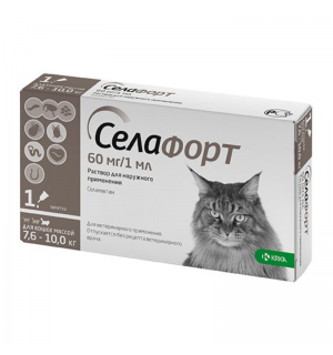 Селафорт для кошек 7.6-10 кг, (1пип.) 1 мл= 60мг