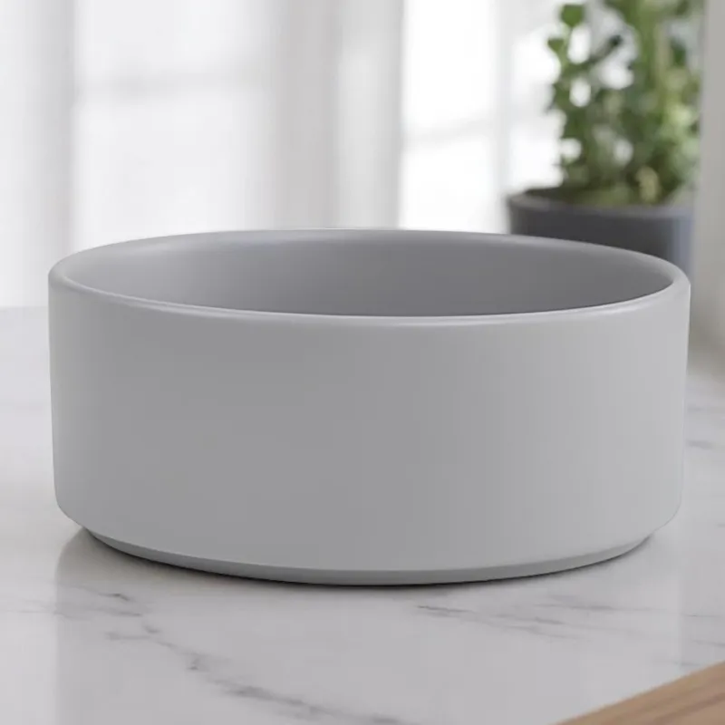 Миска керамическая СЕРАЯ (1.5л)