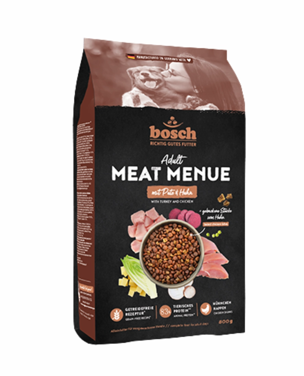 Bosch MEAT MENUE Adult с индейкой и курицей (0,8 кг)