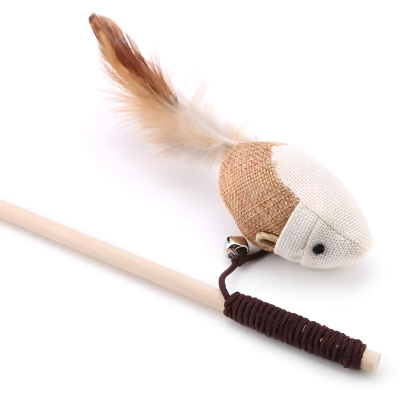 Игрушка для кошек "Дразнилка с мышкой"