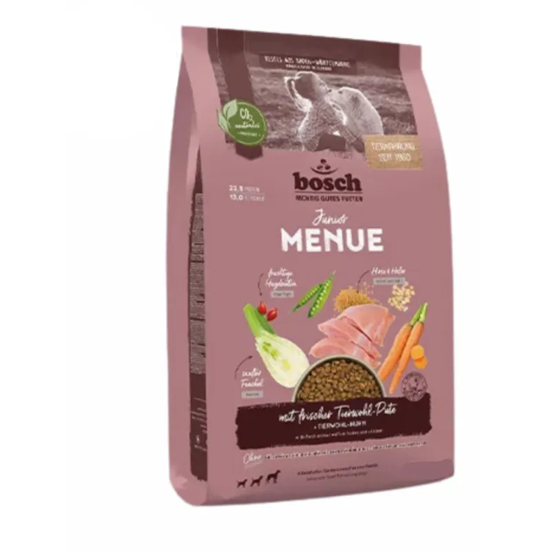 Корм Bosch HPC MENUE Junior Индейка с Овсом и Пшеном