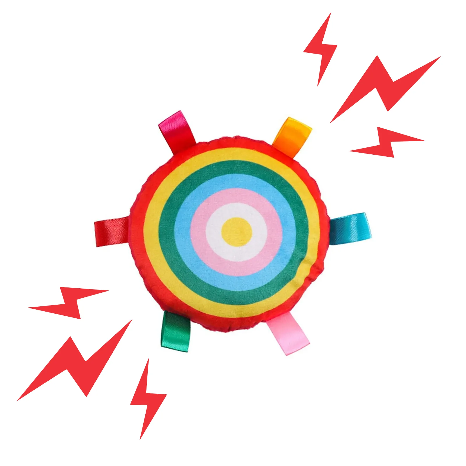 Игрушка для собак "Радужная мишень" шуршащая