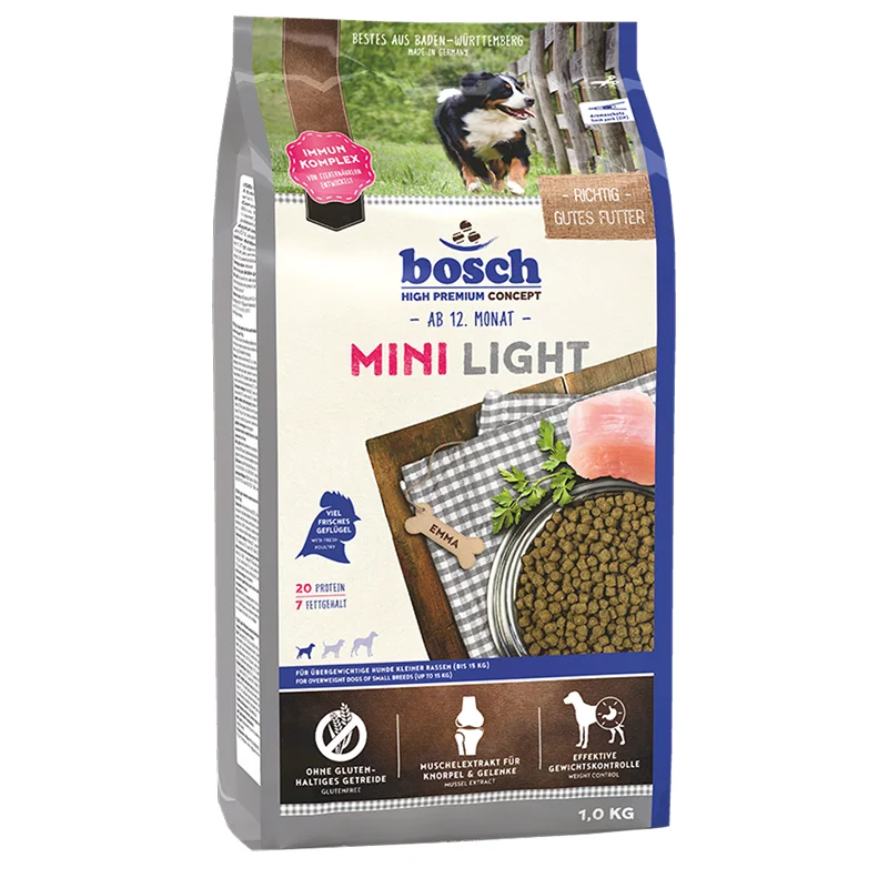 Bosch Mini Light корм для собак склонных к полноте