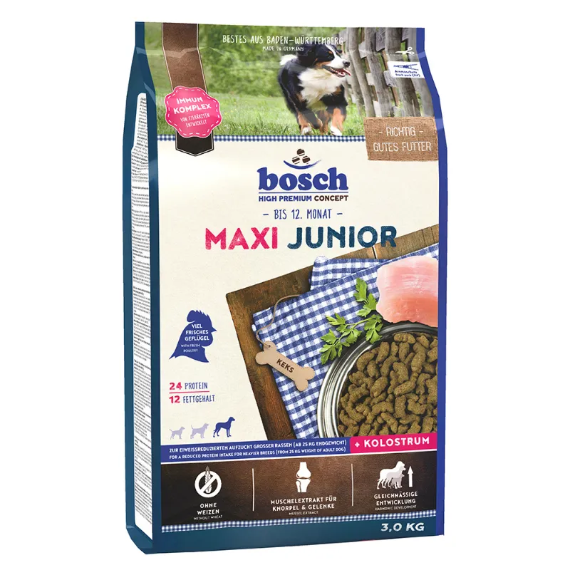 Bosch Maxi Junior для щенков крупных пород до года