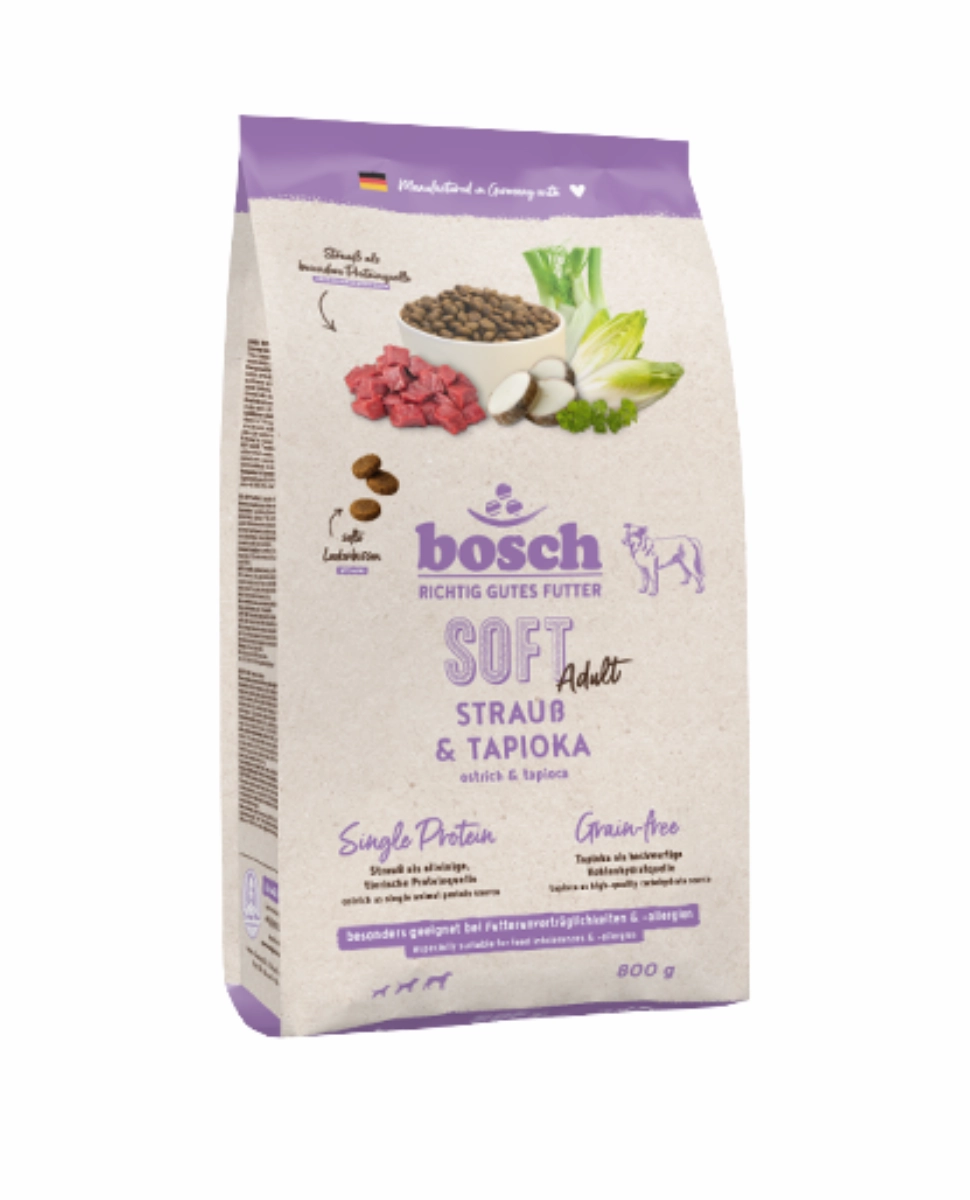 Bosch Soft Adult Ostrich & Tapioca Страус с тапиокой (0,8 кг)