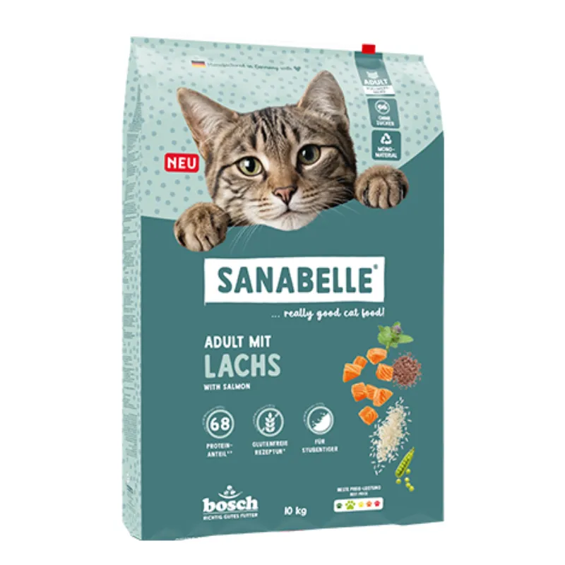 Sanabelle Classic Adult с лососем (10 кг)
