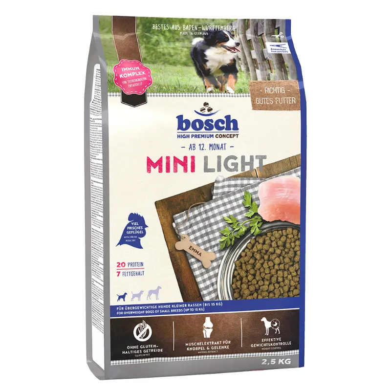 Bosch Mini Light корм для собак склонных к полноте