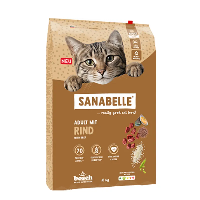Sanabelle Classic Adult с говядиной (10 кг)