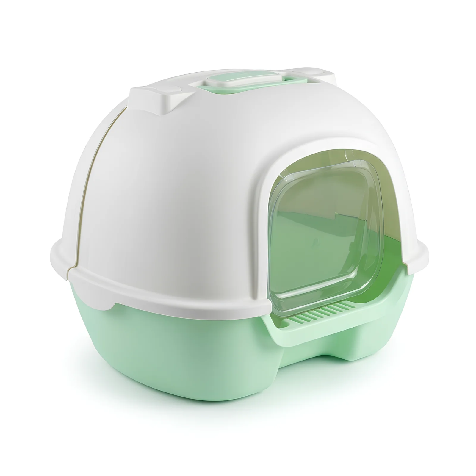 Лоток для кошек ДОМИК  (ДВЕРЦЫ + СОВОК)